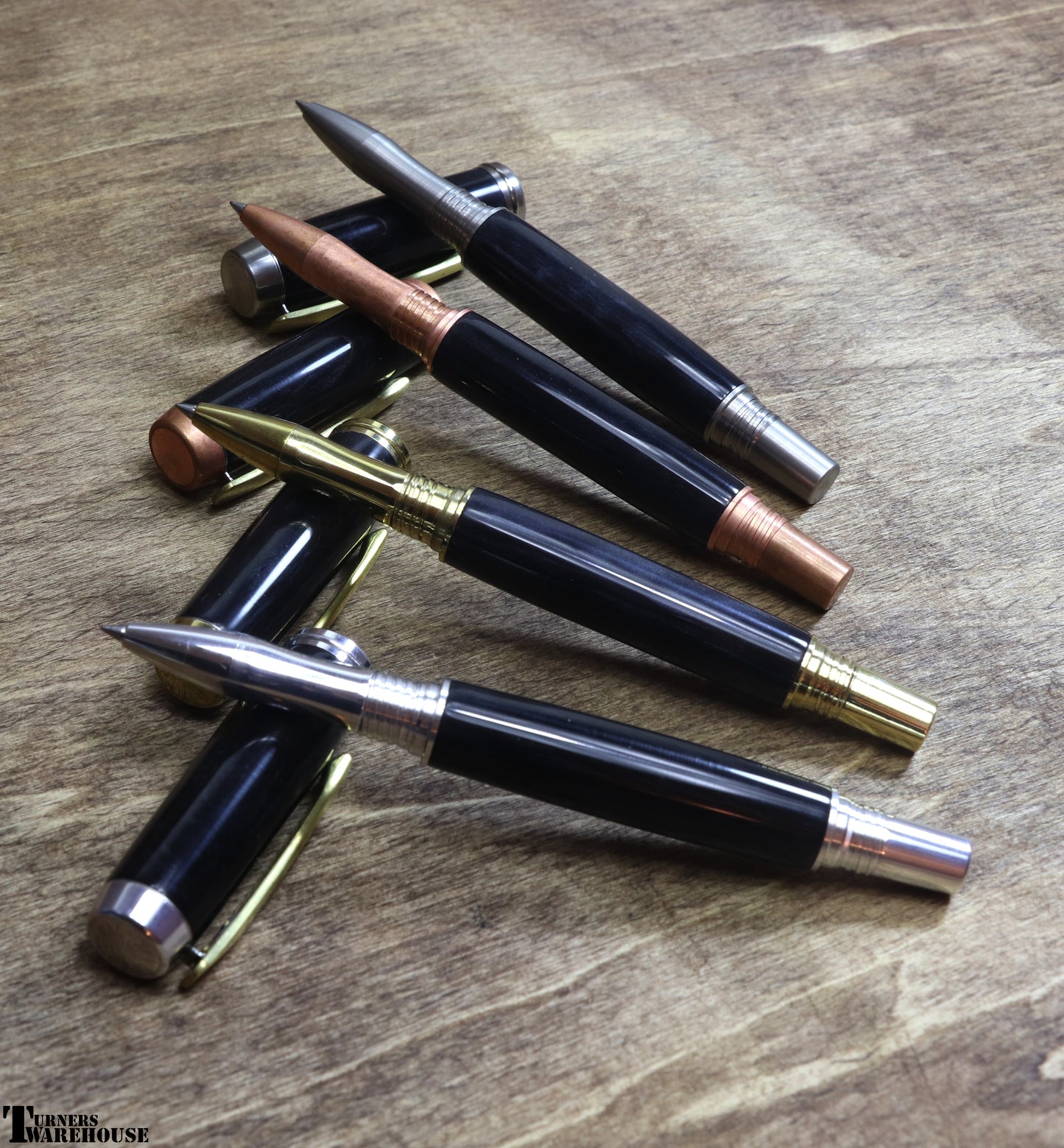  Element Series Jr Series Pen Kit Aluminum, Brass, Copper and Stainless Steel 