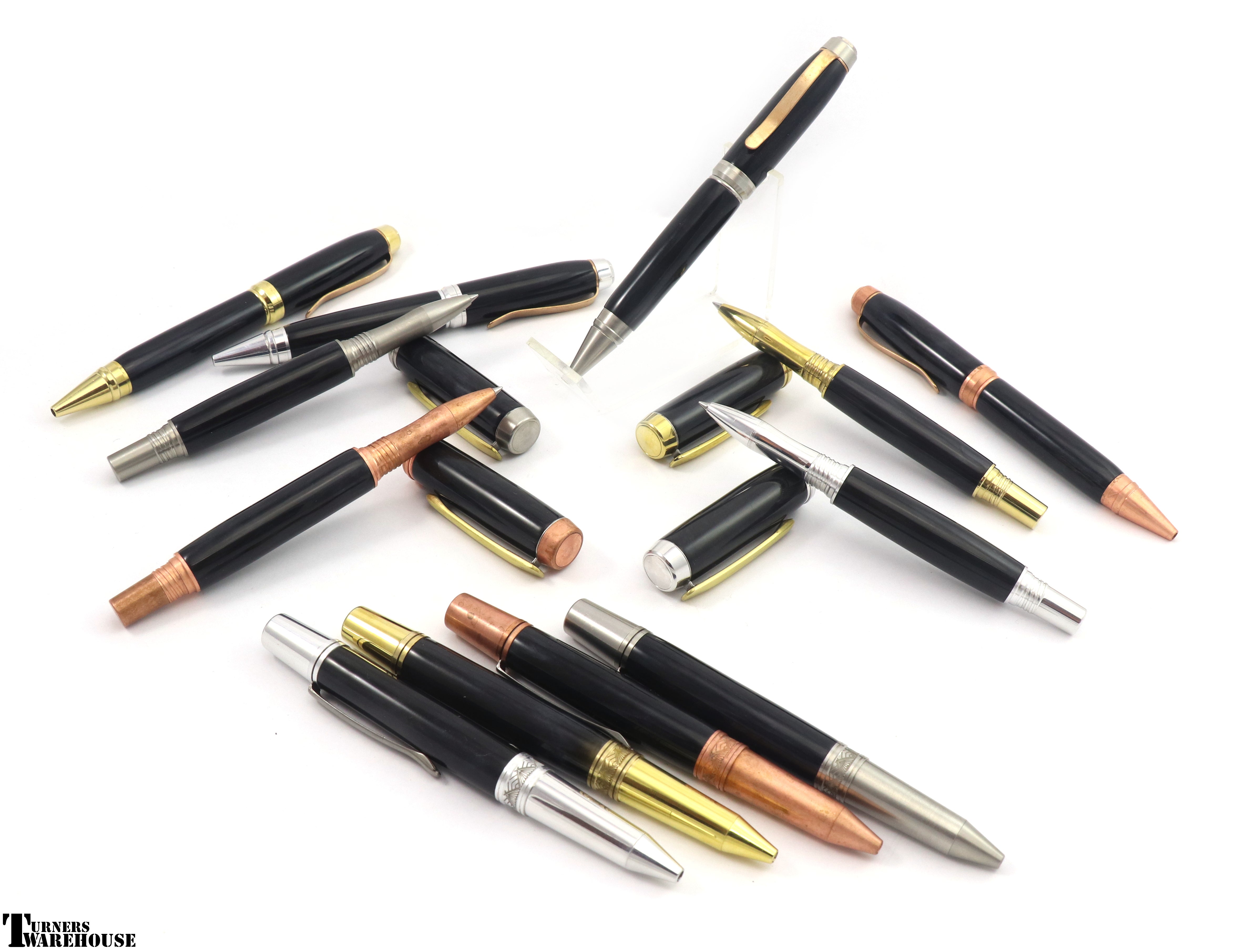 Element Series Pen Kits - Raw Metal | Turners Warehouse