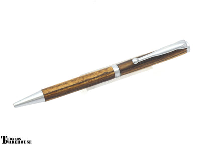 Fancy Slimline Pen Kit Satin Chrome