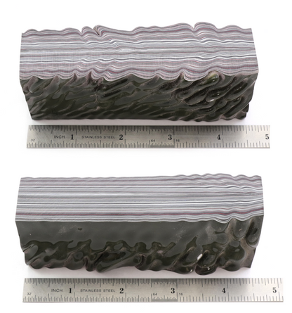 Fordite Blanks - Hidden Tang Scales
