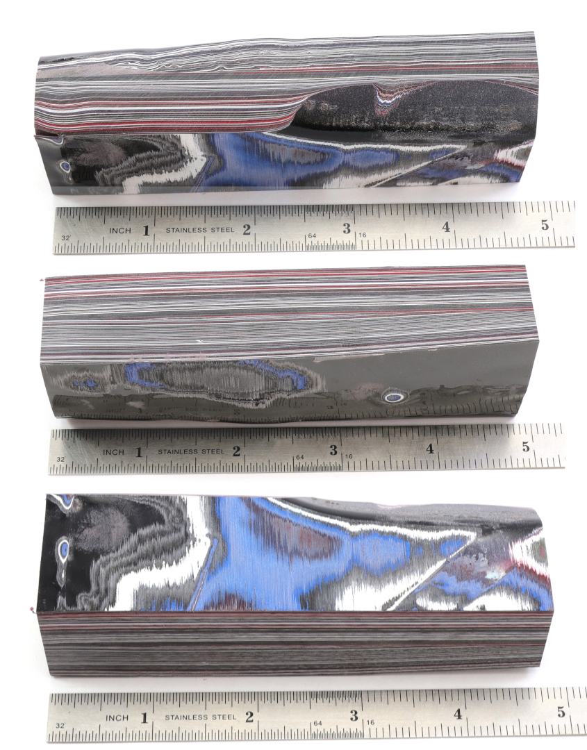 Fordite Blanks - Hidden Tang Scales