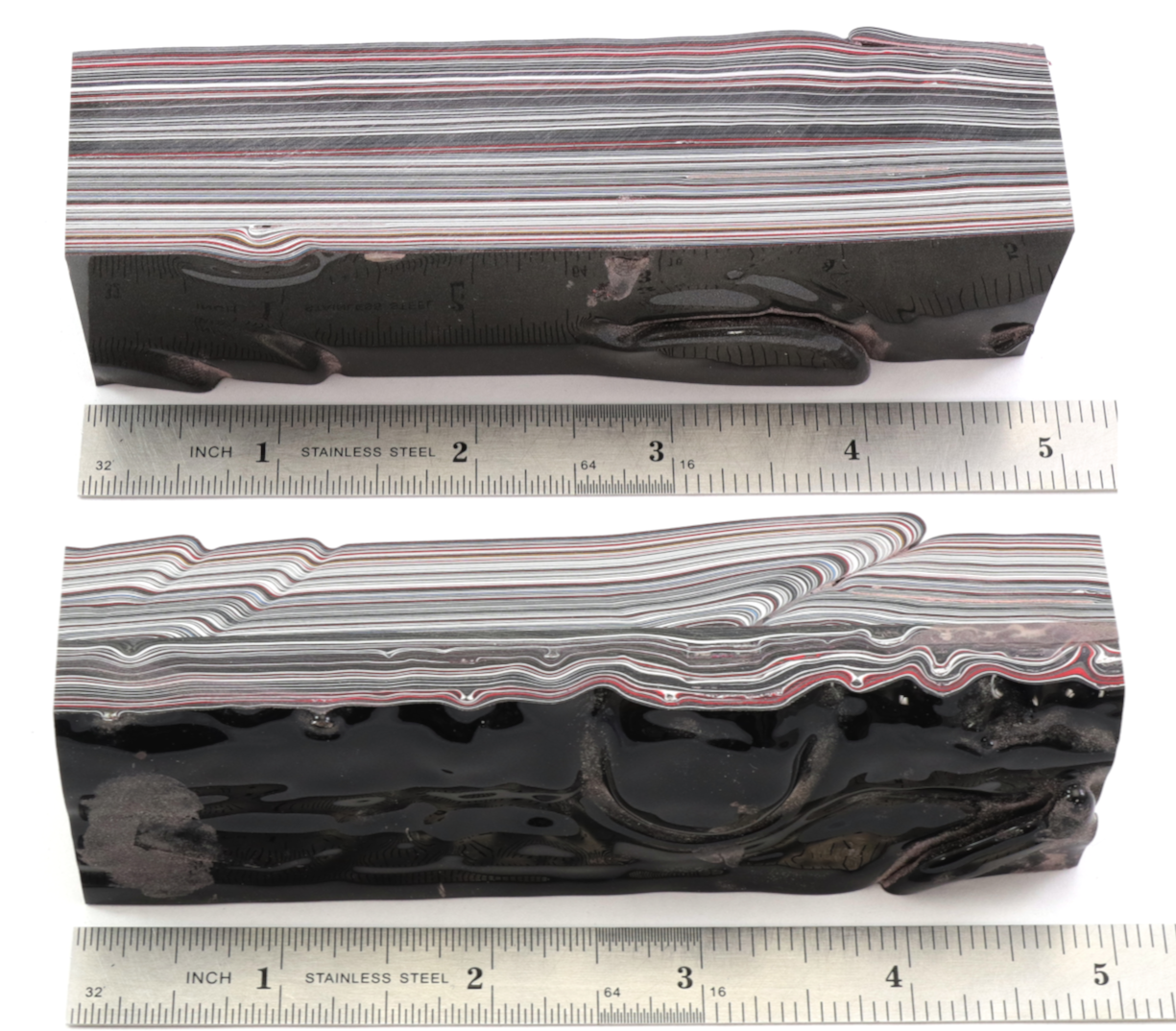 Fordite Blanks - Hidden Tang Scales