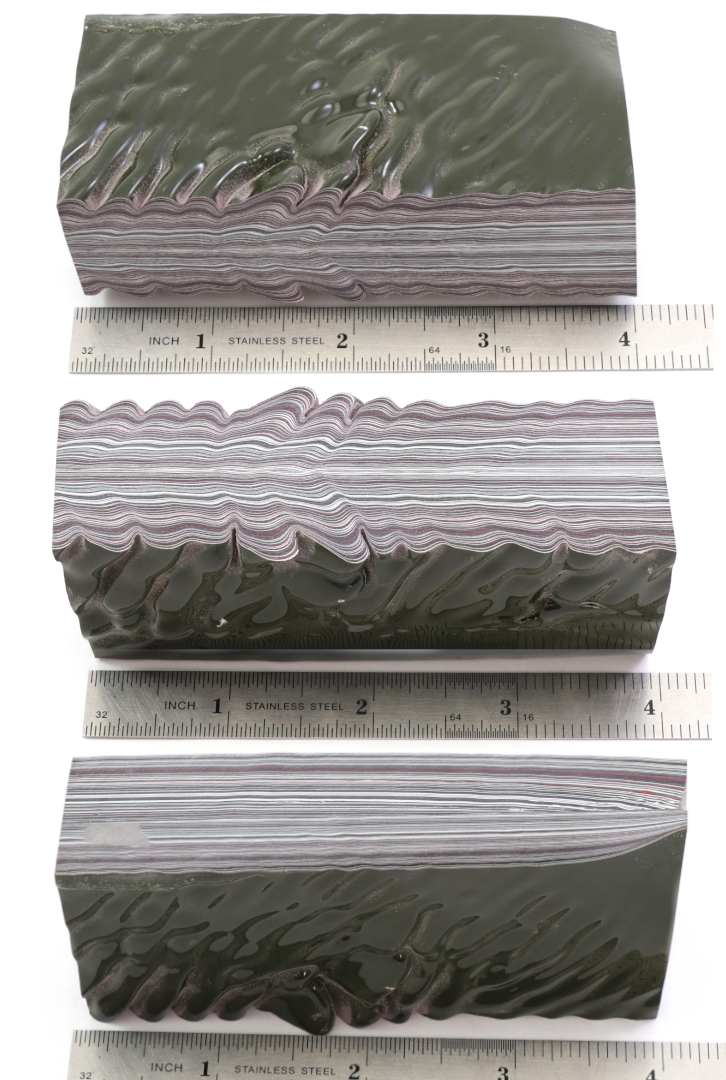 Fordite Blanks - Hidden Tang Scales