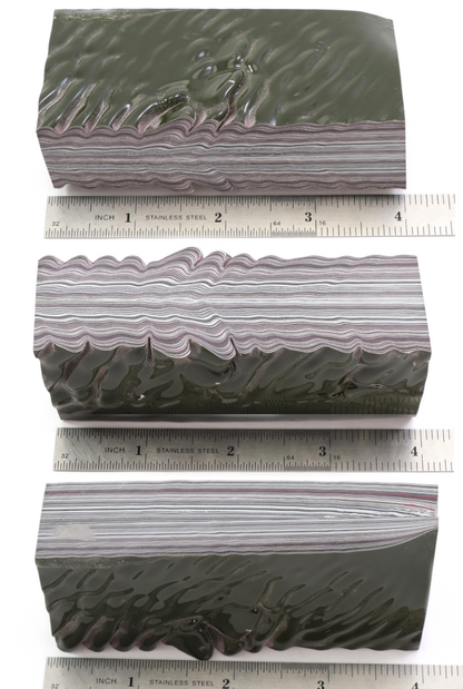 Fordite Blanks - Hidden Tang Scales
