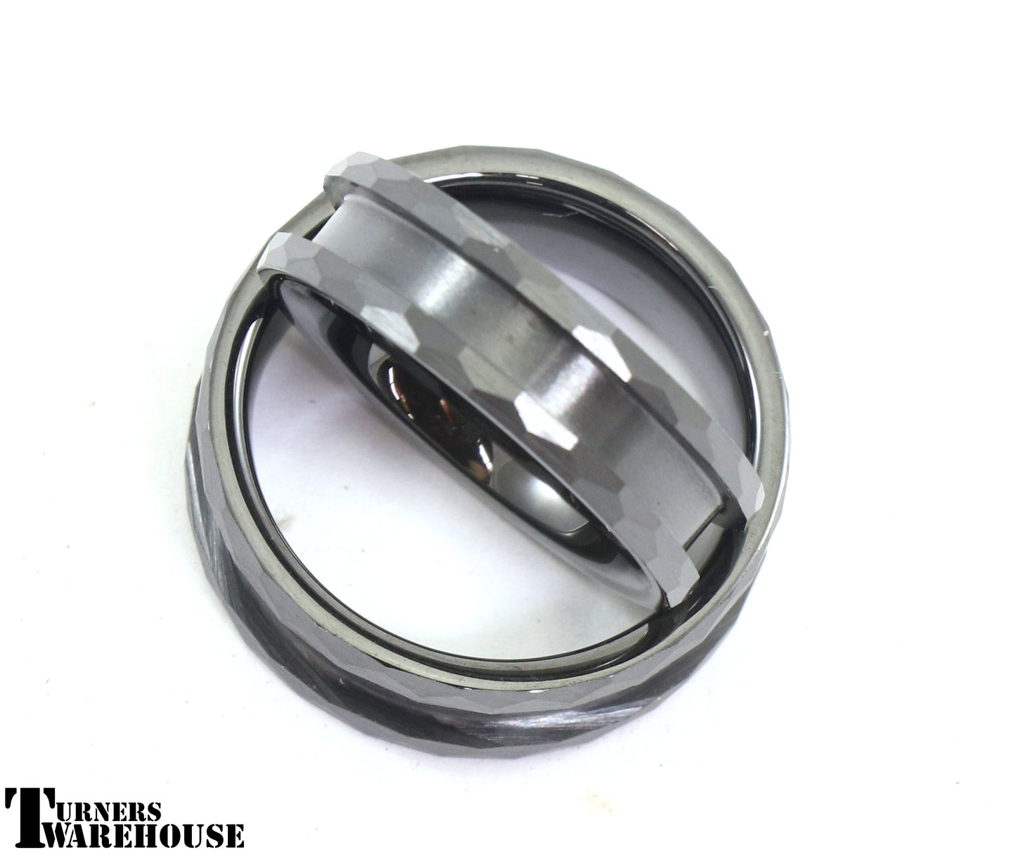 Hammered Edge Ring Core Ceramic 6mm 