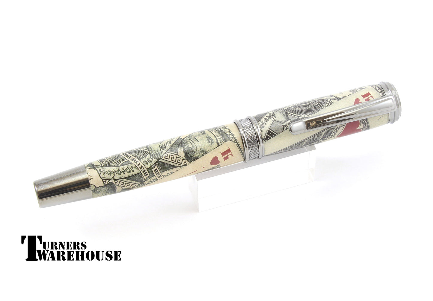 Full Size Harold Rollerball pen in Black Titanium
