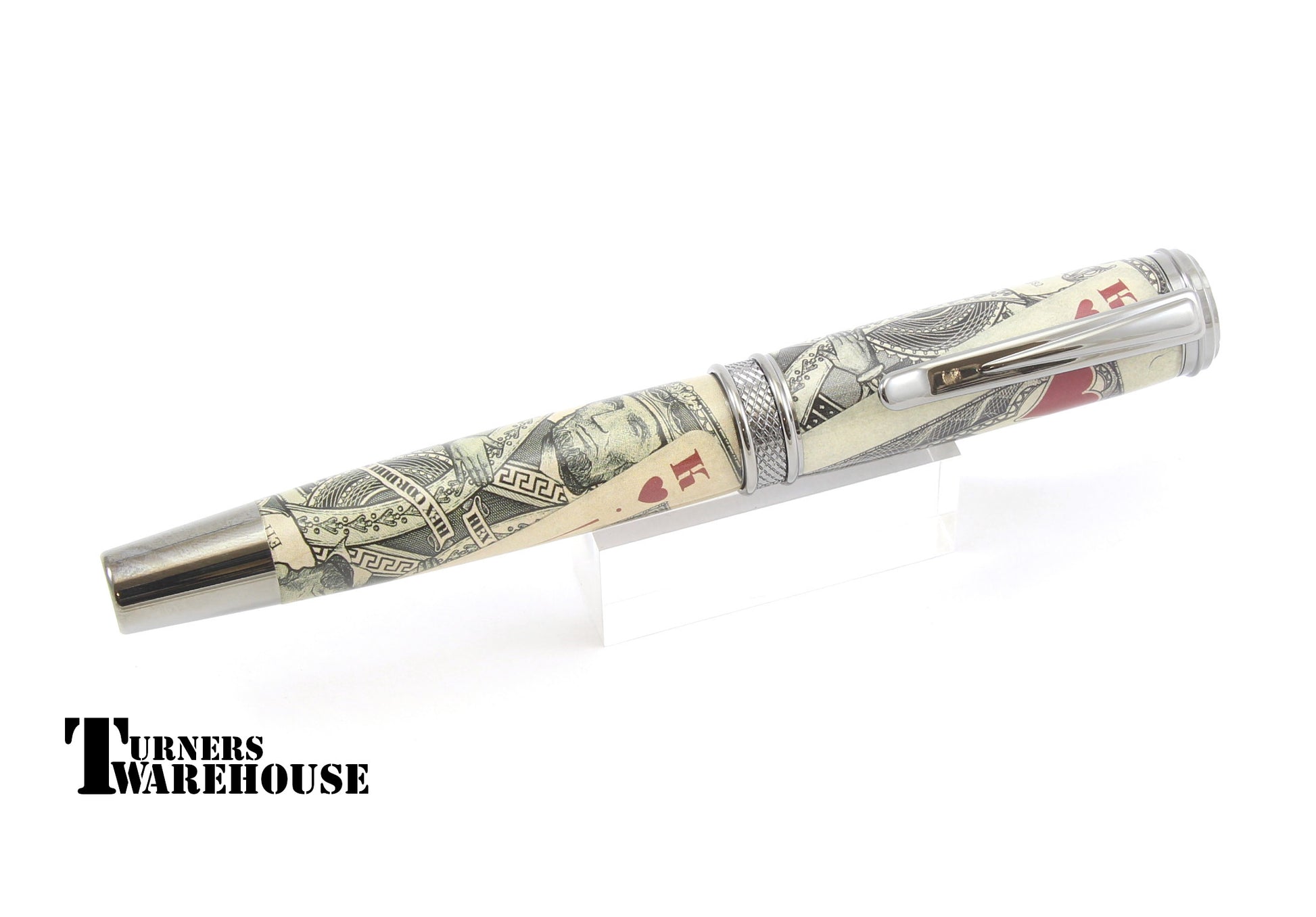 Full Size Harold Rollerball pen in Black Titanium