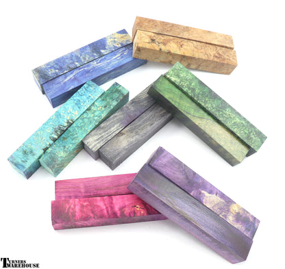 Dyed Stabilized Pen Blanks