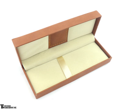 Brown Leather Pen Box