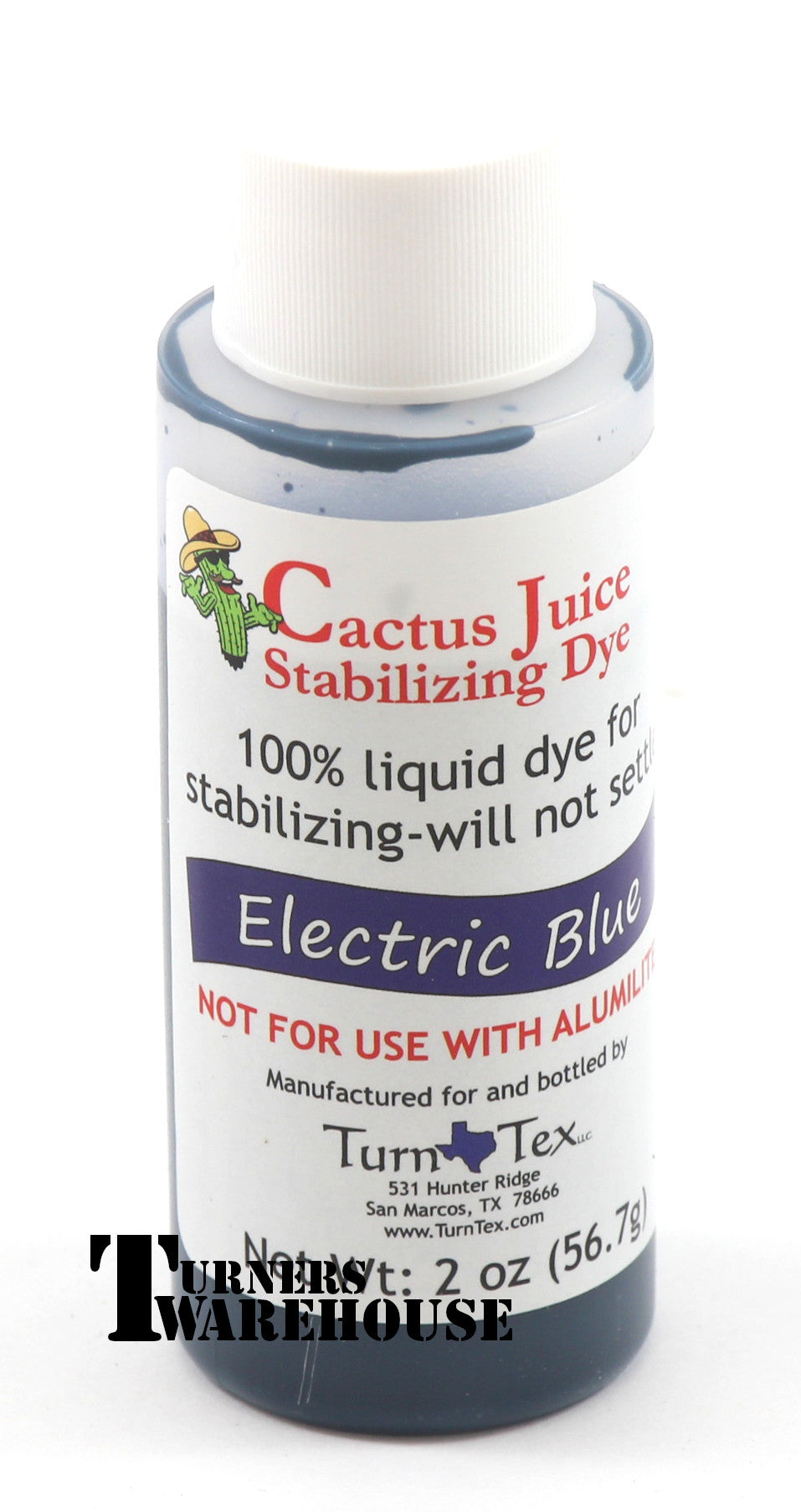 Cactus Juice Stabilizing Resin and Dyes: 1/2 Gallon (1.89 L) Cactus Juice