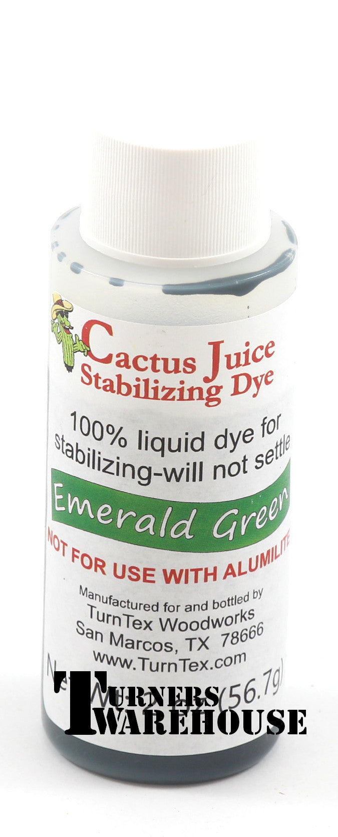 Extreme Pink Cactus Juice Stabilizing Dye 2 oz Net Weight by Turntex Woodworks