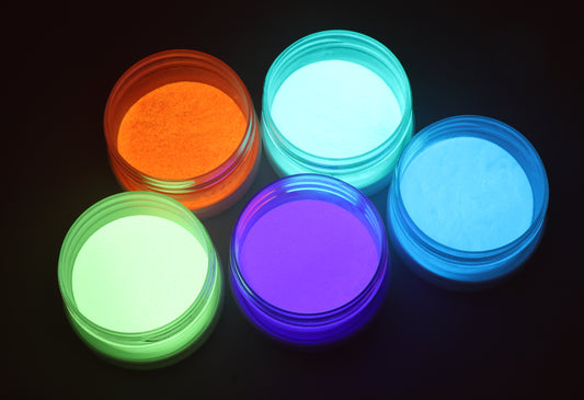 Glow in the Dark - Inlay Powder - Bright Neon Colors