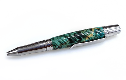 Liberty Twist Pen - Natural Stainless Steel