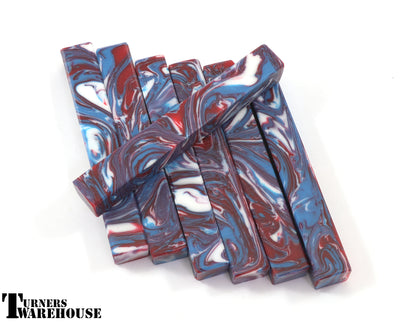 Color Mix Pen Blanks