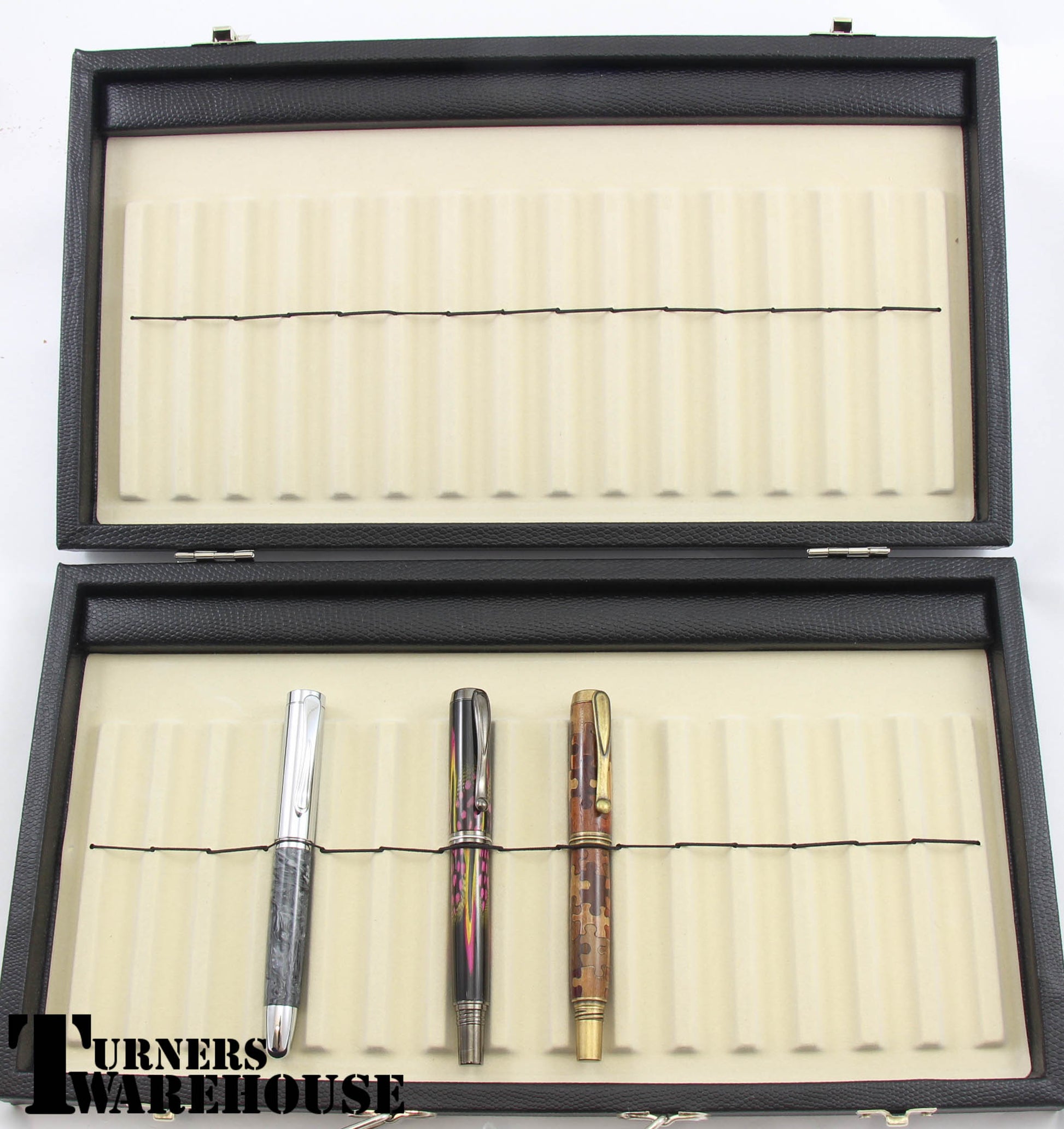 Black Leather Pen Display / Box