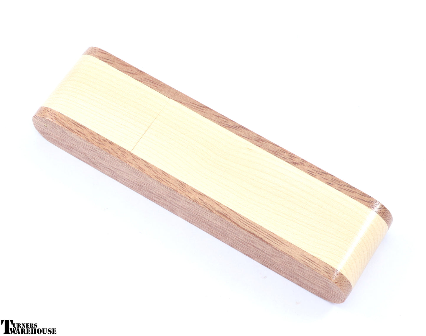 Two Tone Rosewood Maple Pen Box