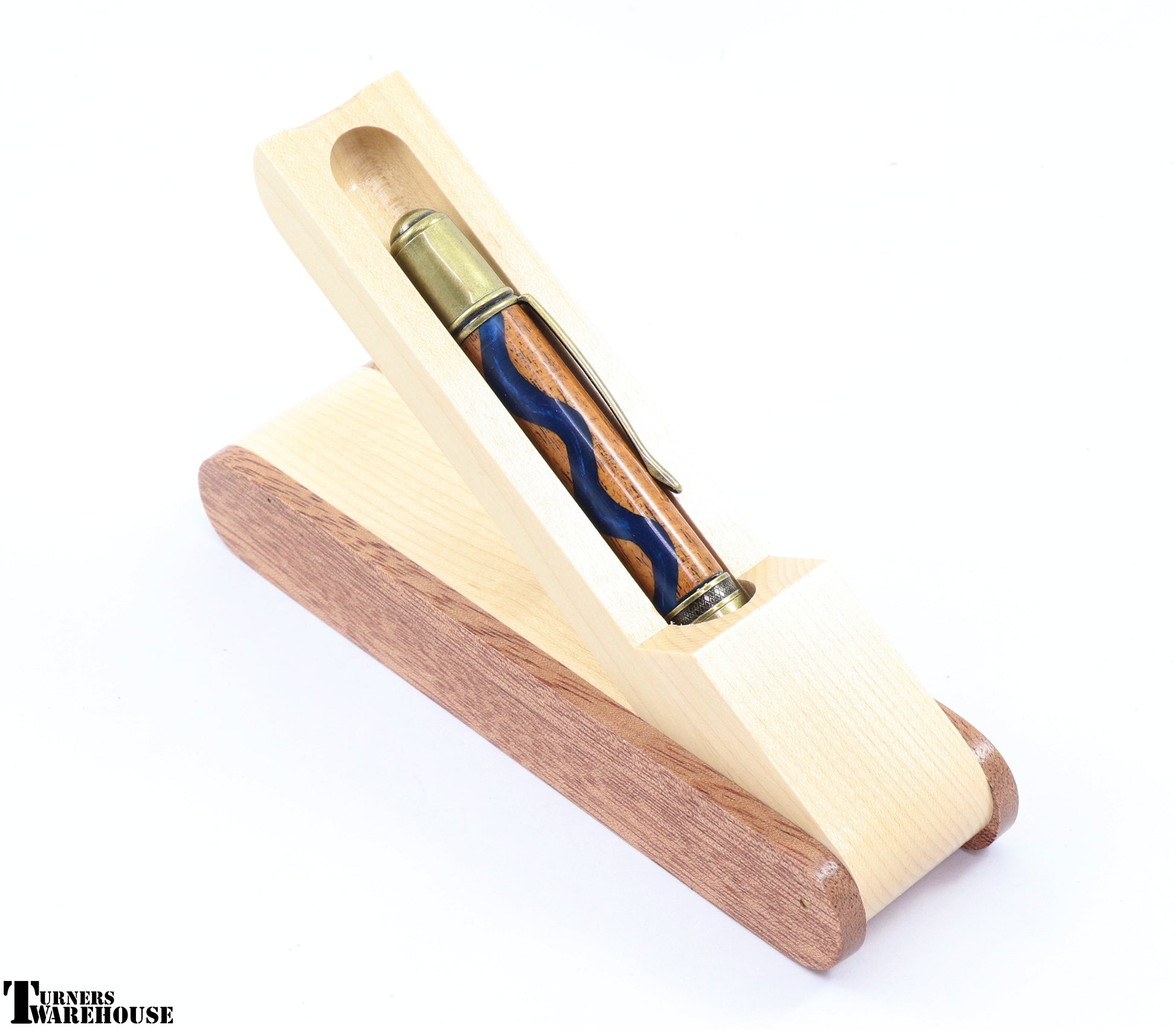 Two Tone Rosewood Maple Pen Box