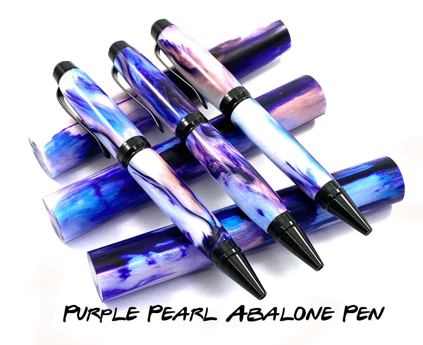 Cigar Pen Special - Black Purple Pearl 3 pack