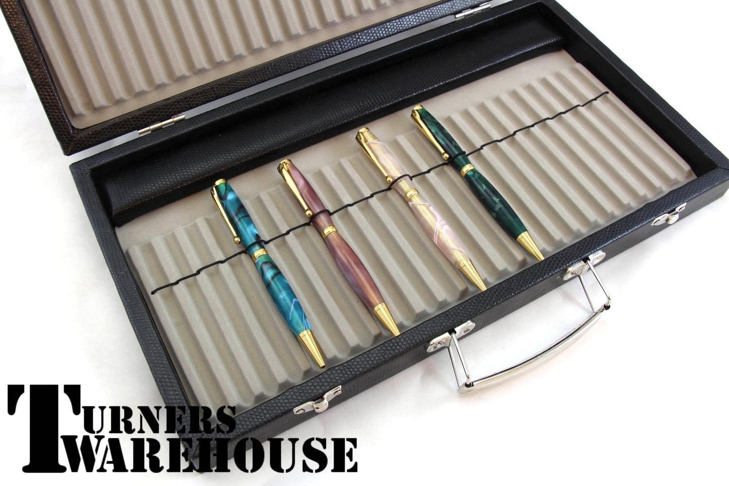 Black Leather Pen Display / Box
