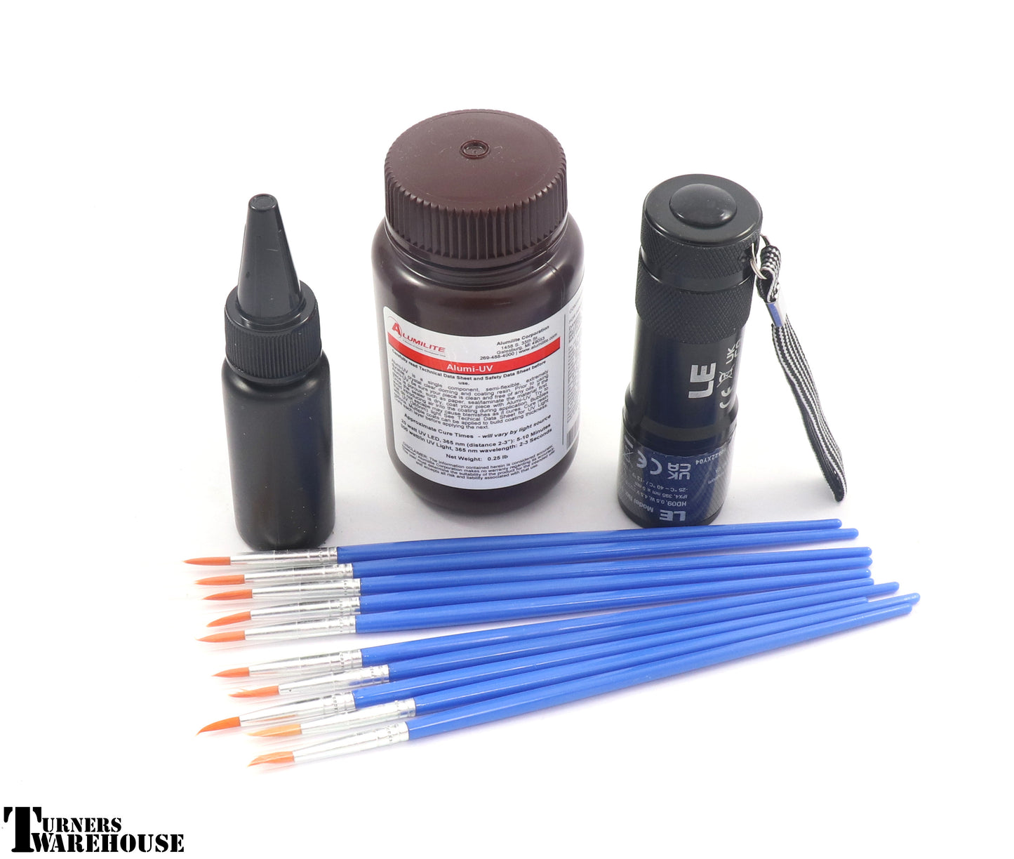 UV Resin Starter Set, Spare Brushes, Spare Bottles