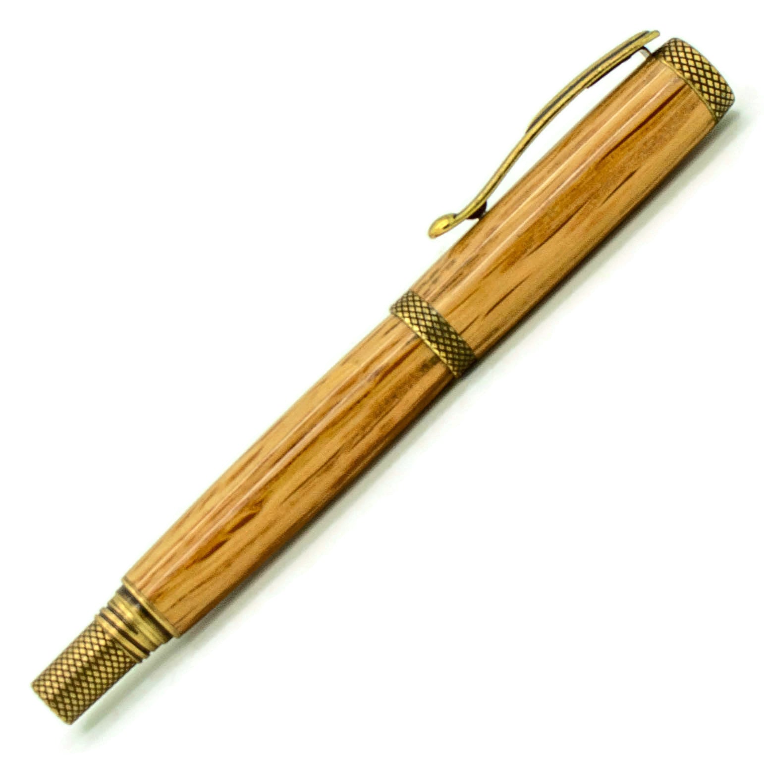 JR Milton Dayacom Antique Brass Rollerball Fountain