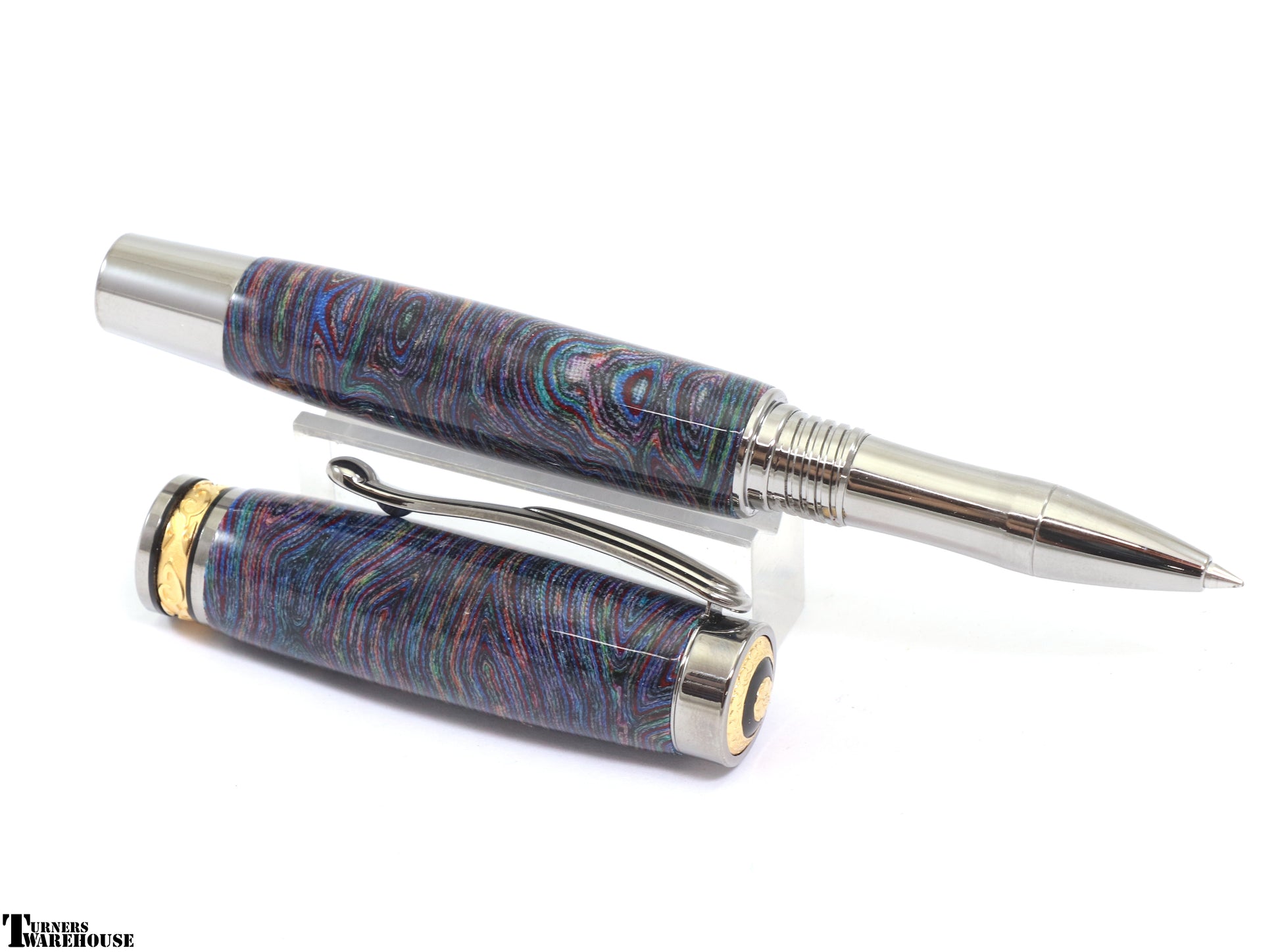 JR Monarch Dayacom Black Titanium Rollerball 