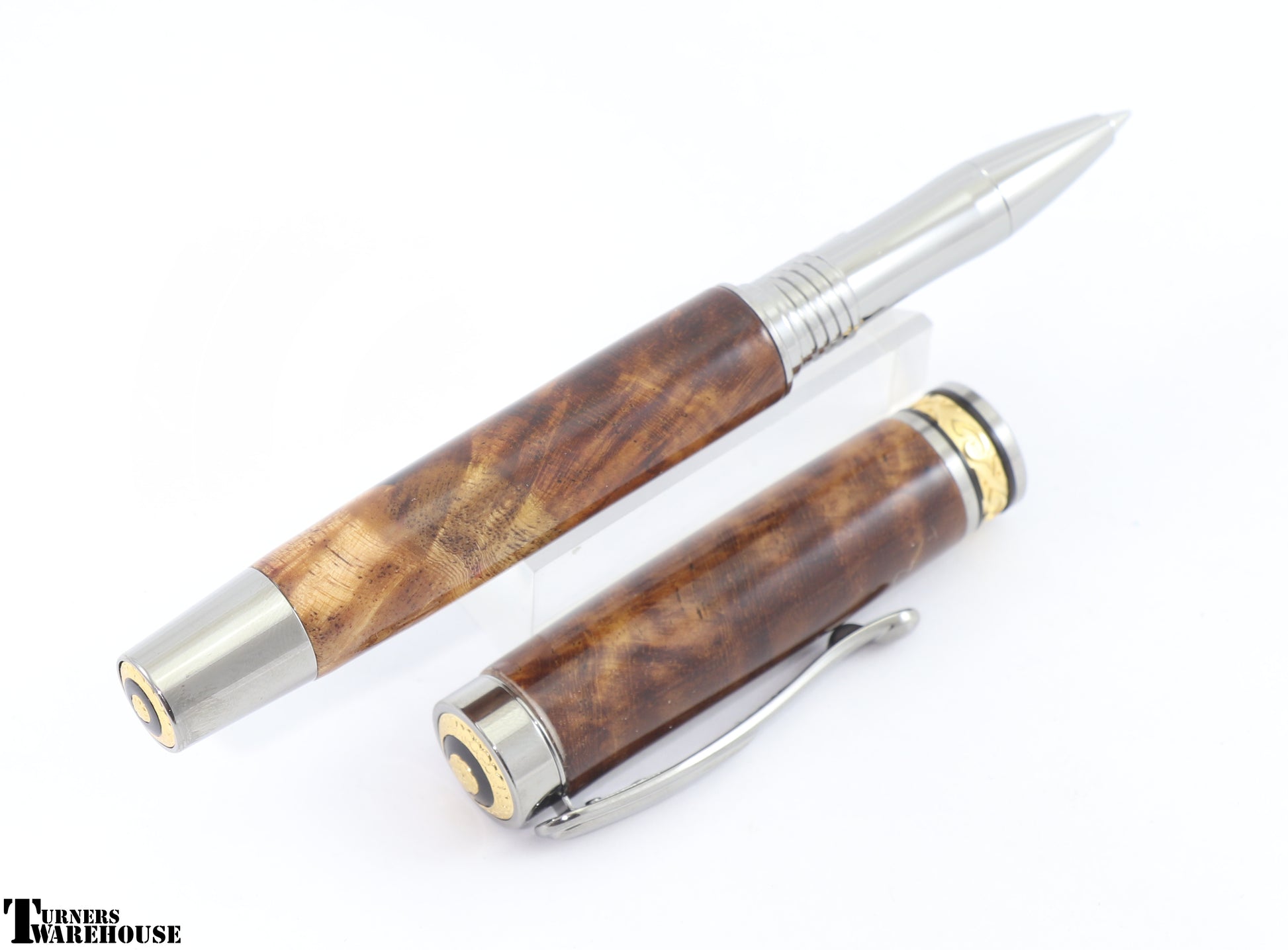  JR Monarch Dayacom Black Titanium Rollerball 