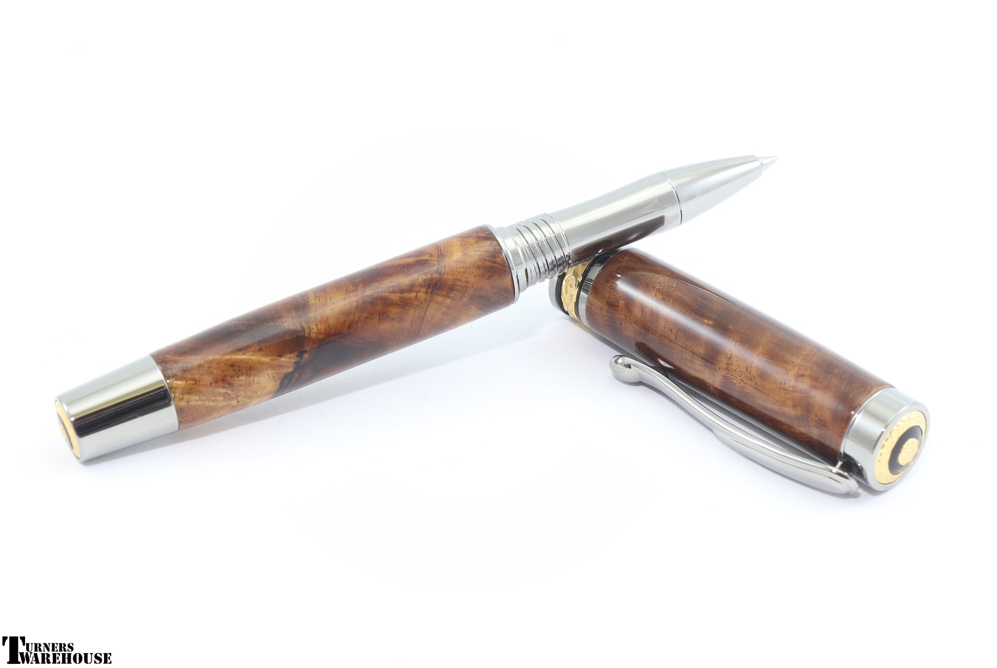 JR Monarch Dayacom Black Titanium Rollerball 