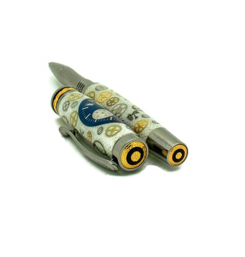JR Monarch Dayacom Black Titanium Rollerball 