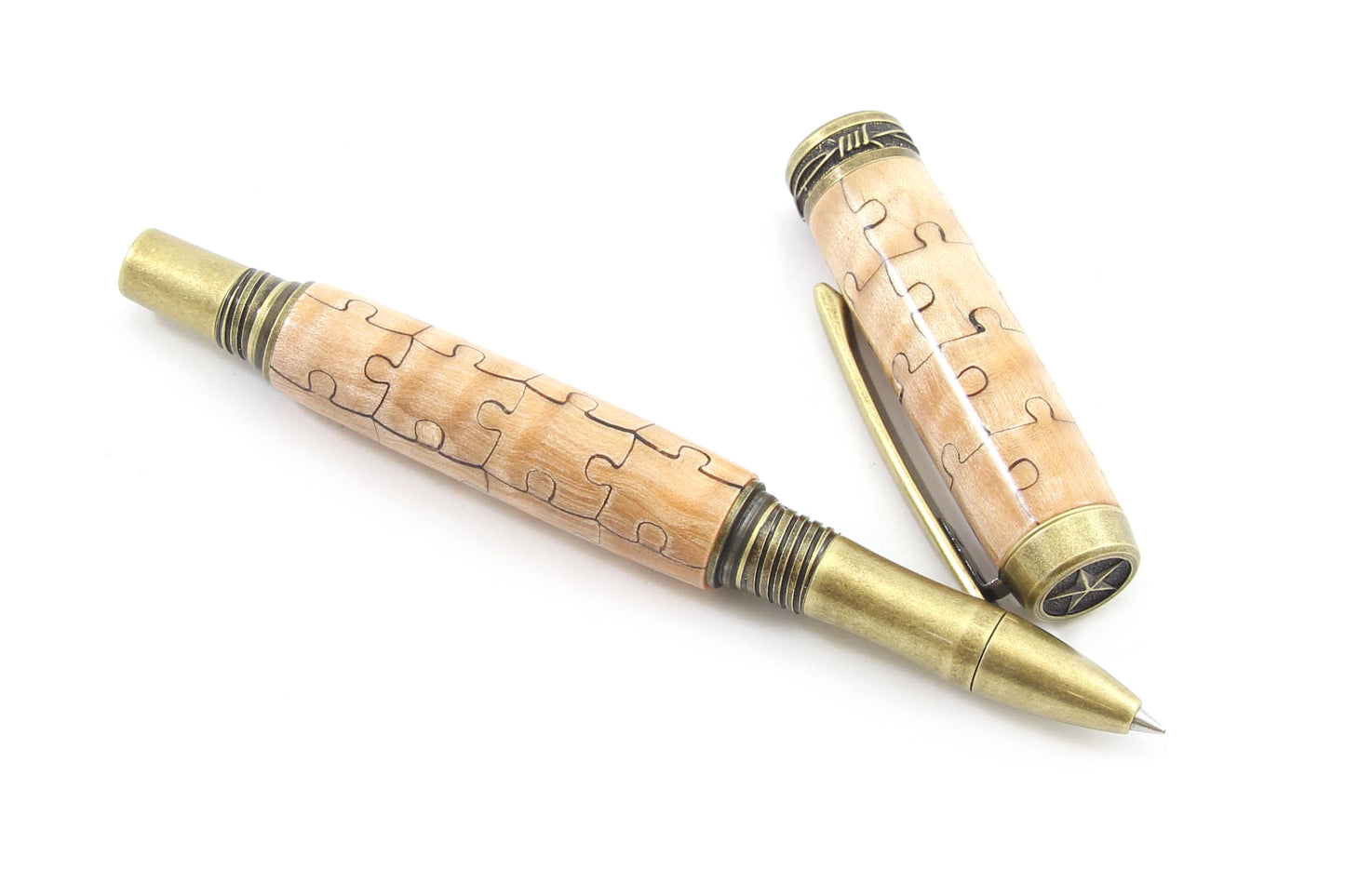 Jr Duke Rollerball Pen Kit Antique Brass