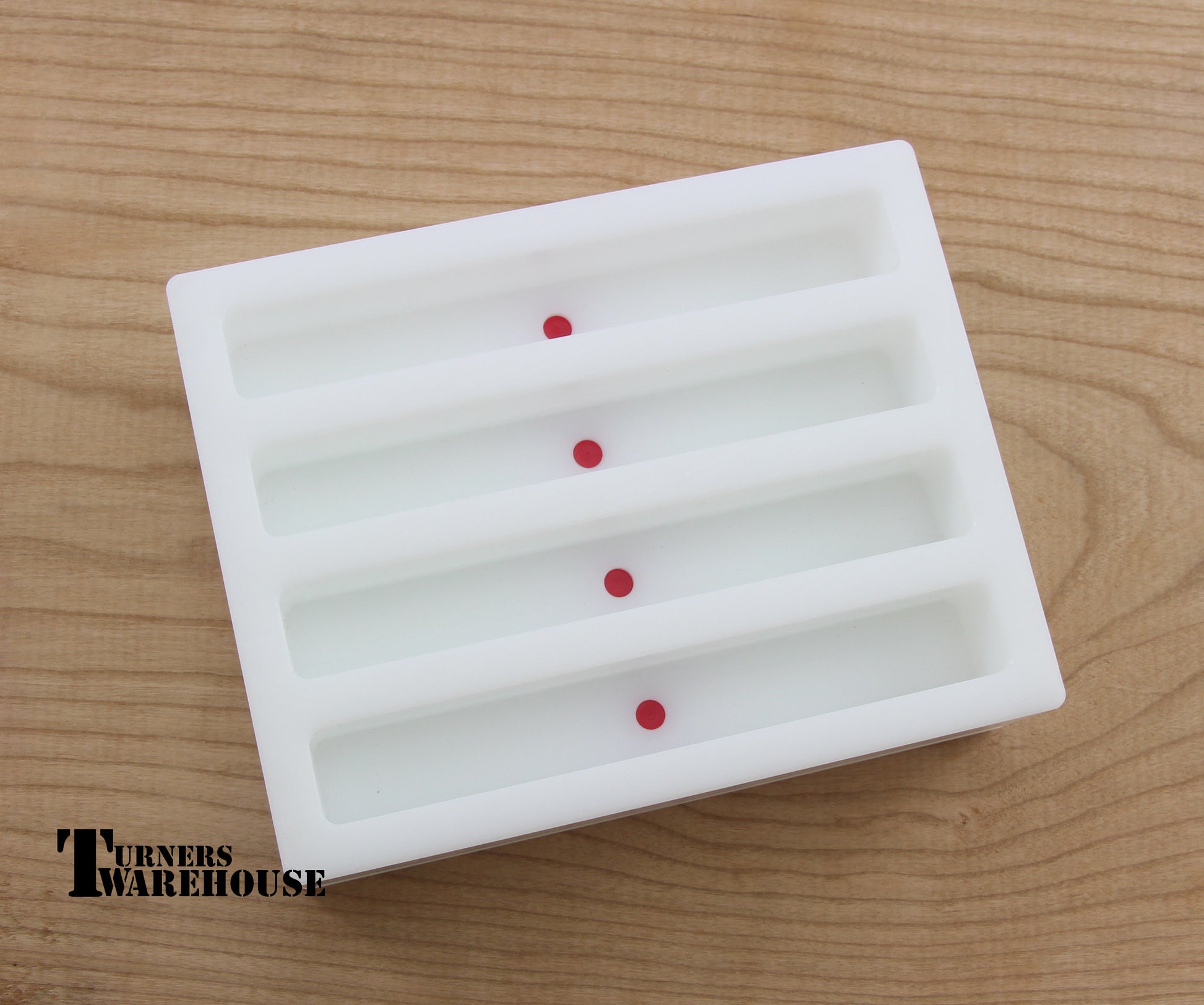 Maker Select HDPE Pen Blank Mold 4 Cavity Mold