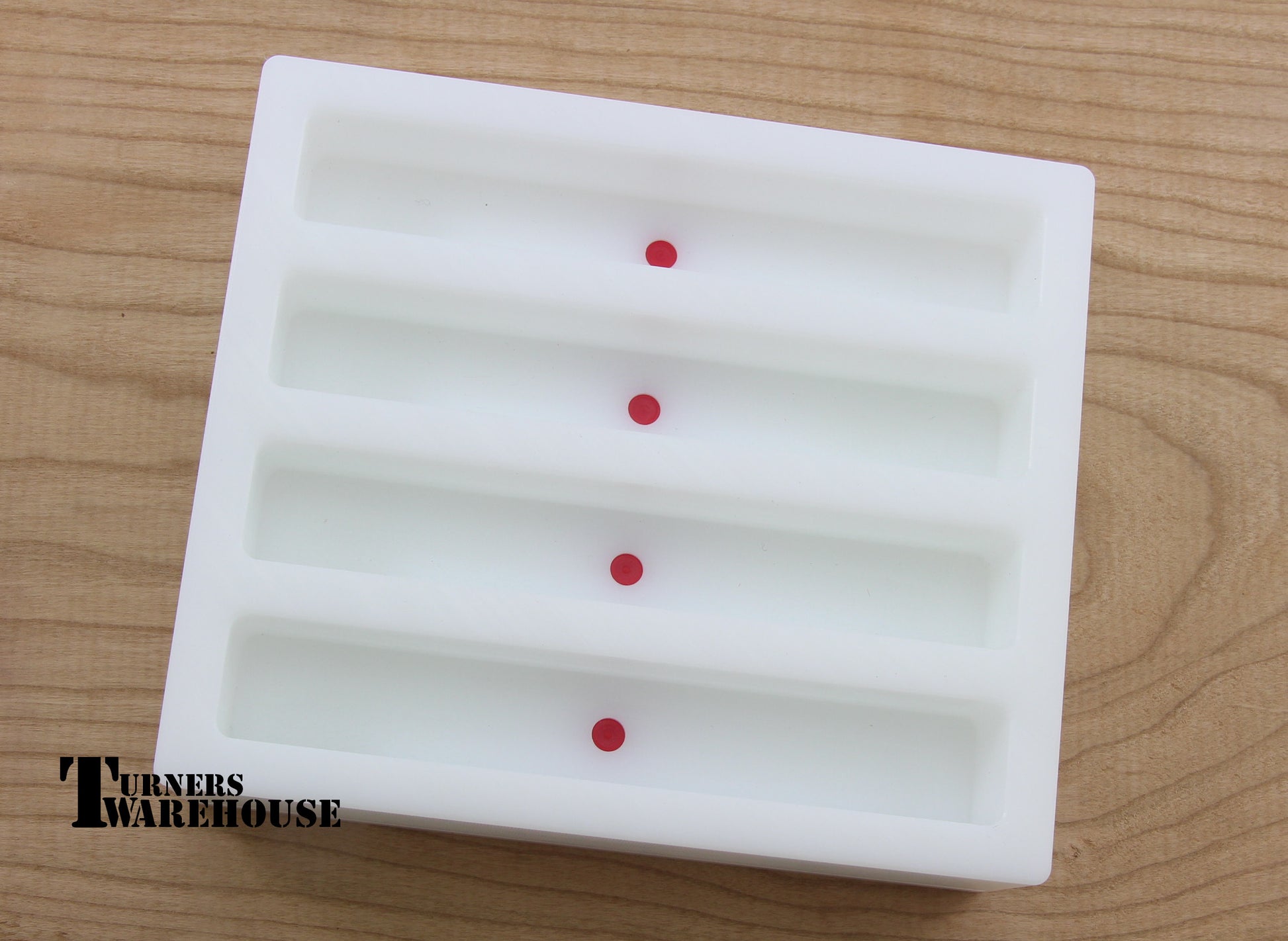 Maker Select HDPE Pen Blank Mold 4 Cavity Mold 7/8"