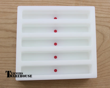 Maker Select HDPE Pen Blank Mold 5 Cavity Mold