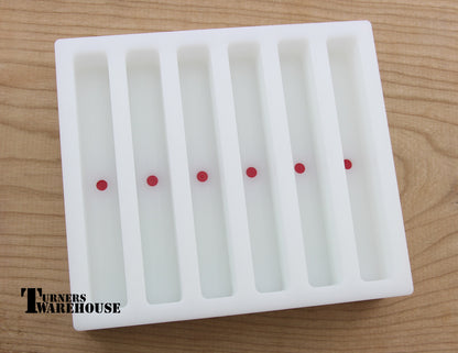 Maker Select HDPE Pen Blank Mold 6 Cavity Mold