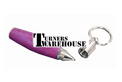 Mini Pen Key Chain Kit Chrome