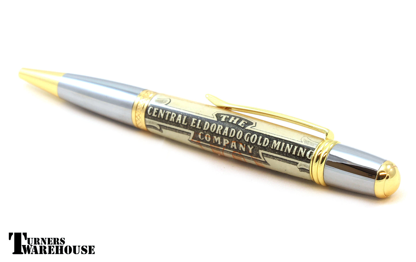 Monarch Pen Kit Gold with Chrome vintage stock body