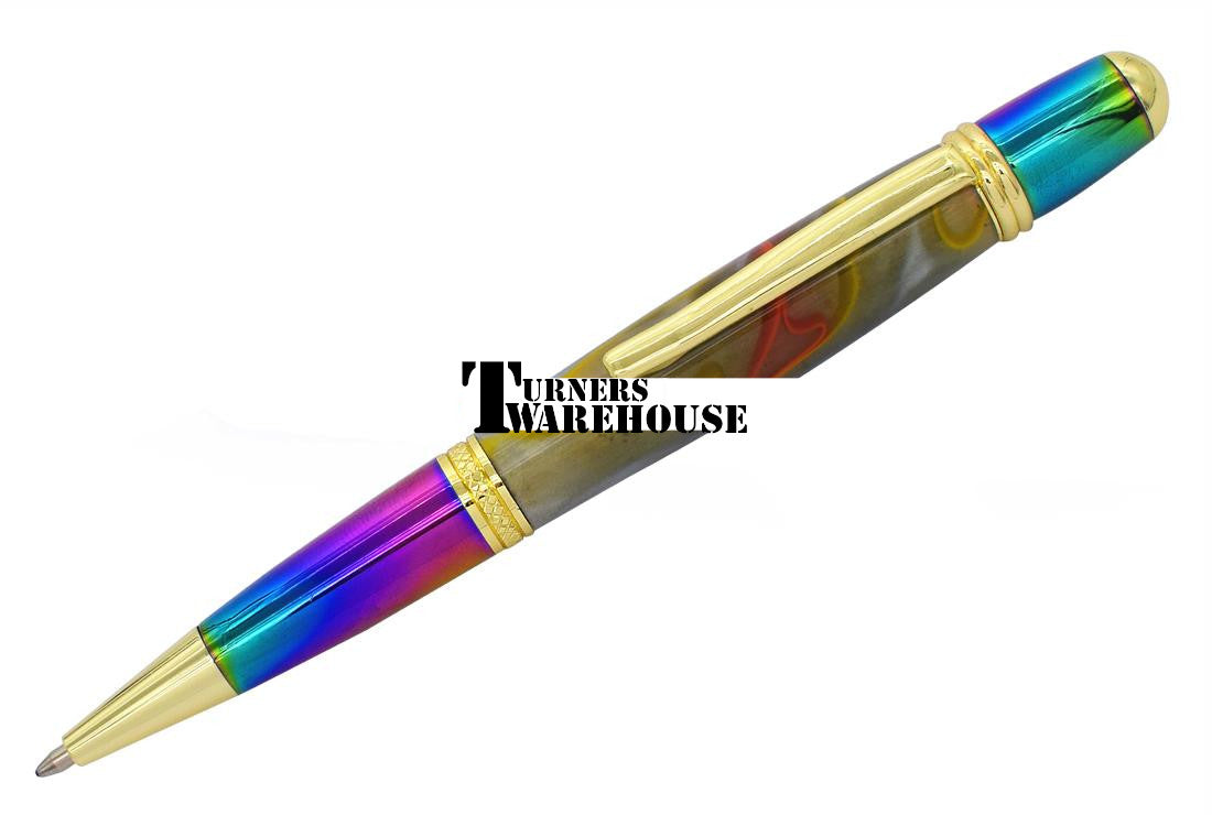 Monarch Pen Kit Oil Spill with Gold