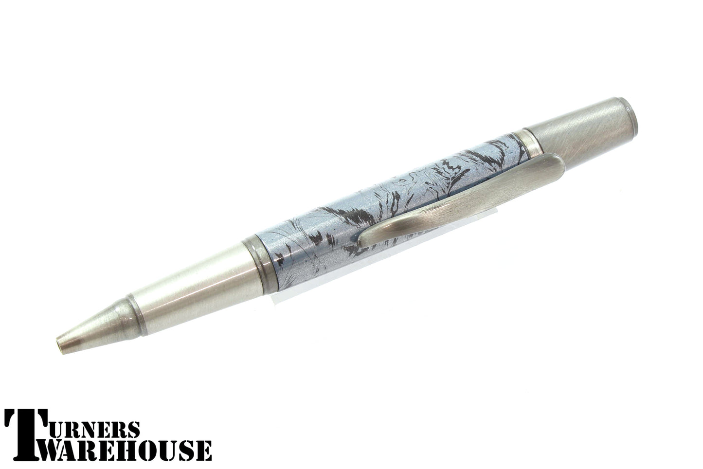 Sirocco Ballpoint Beaufort Ink Brushed Pewter