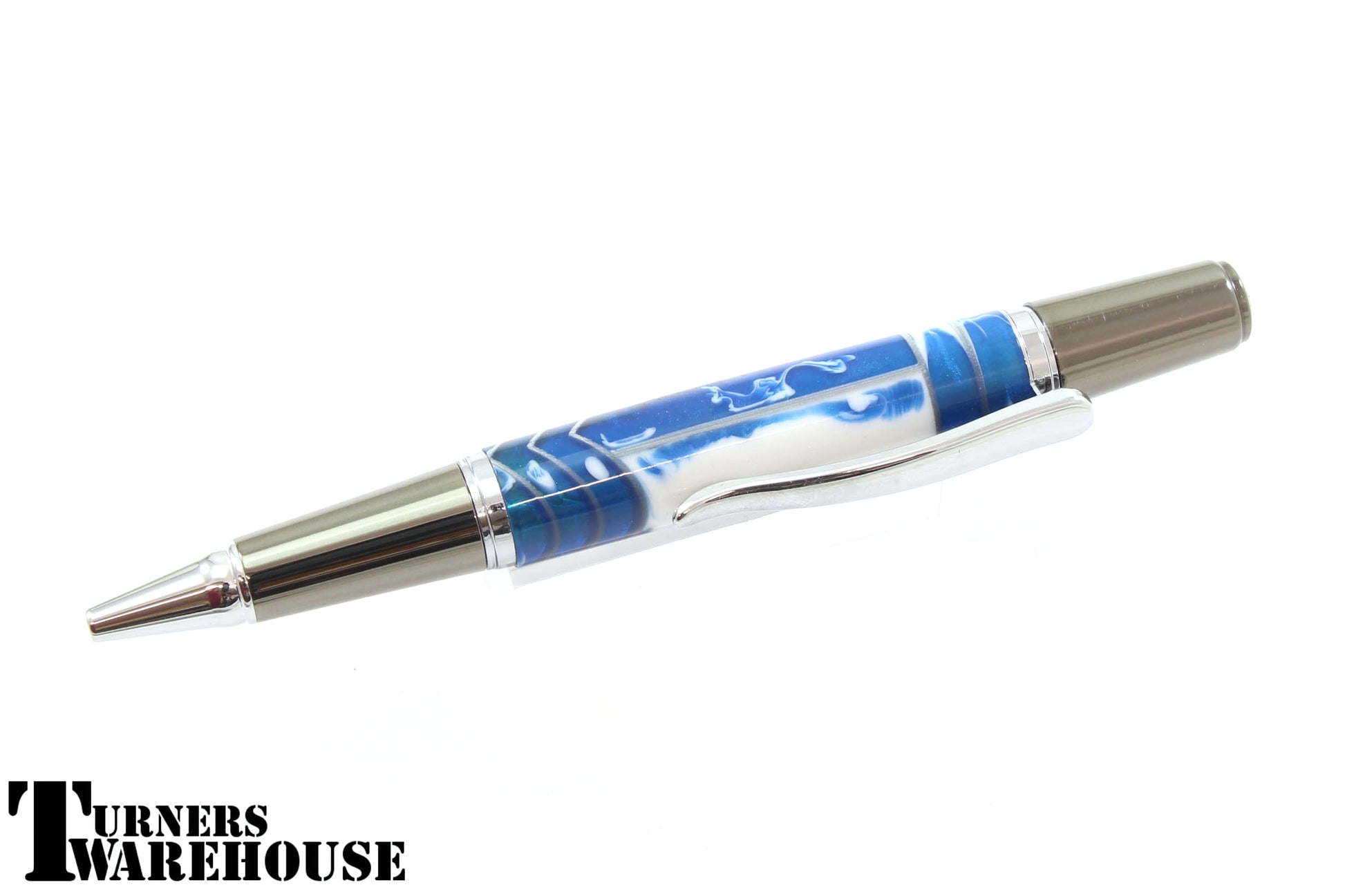 Sirocco Ballpoint Beaufort Ink Chrome with Gun Metal 