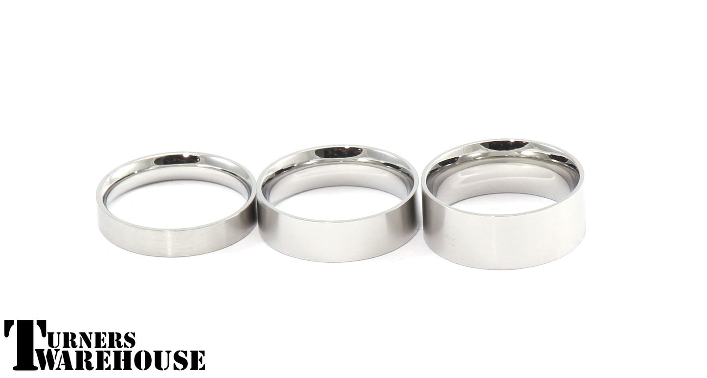 Stainless Steel Comfort Ring Core 4mm 6mm 8mm