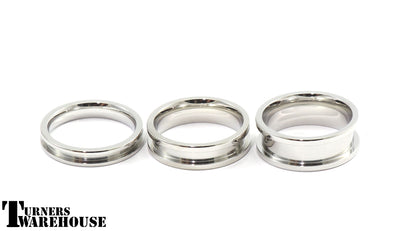Stainless Steel Inlay Ring Core 4mm width 6mm width 8mm width