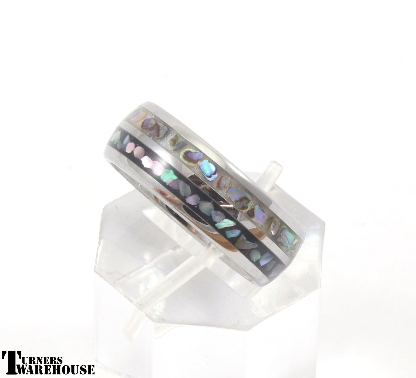 Stainless Steel Inlay Ring Core Double Inlay Channel