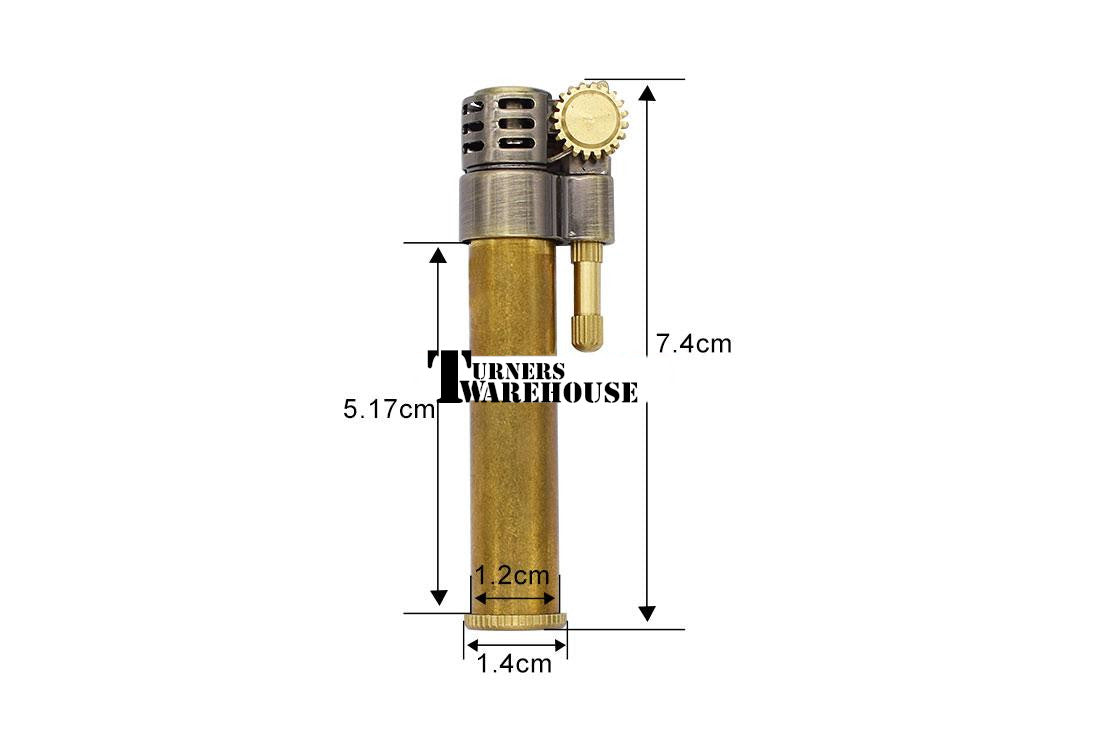 Steampunk Lighter measurements