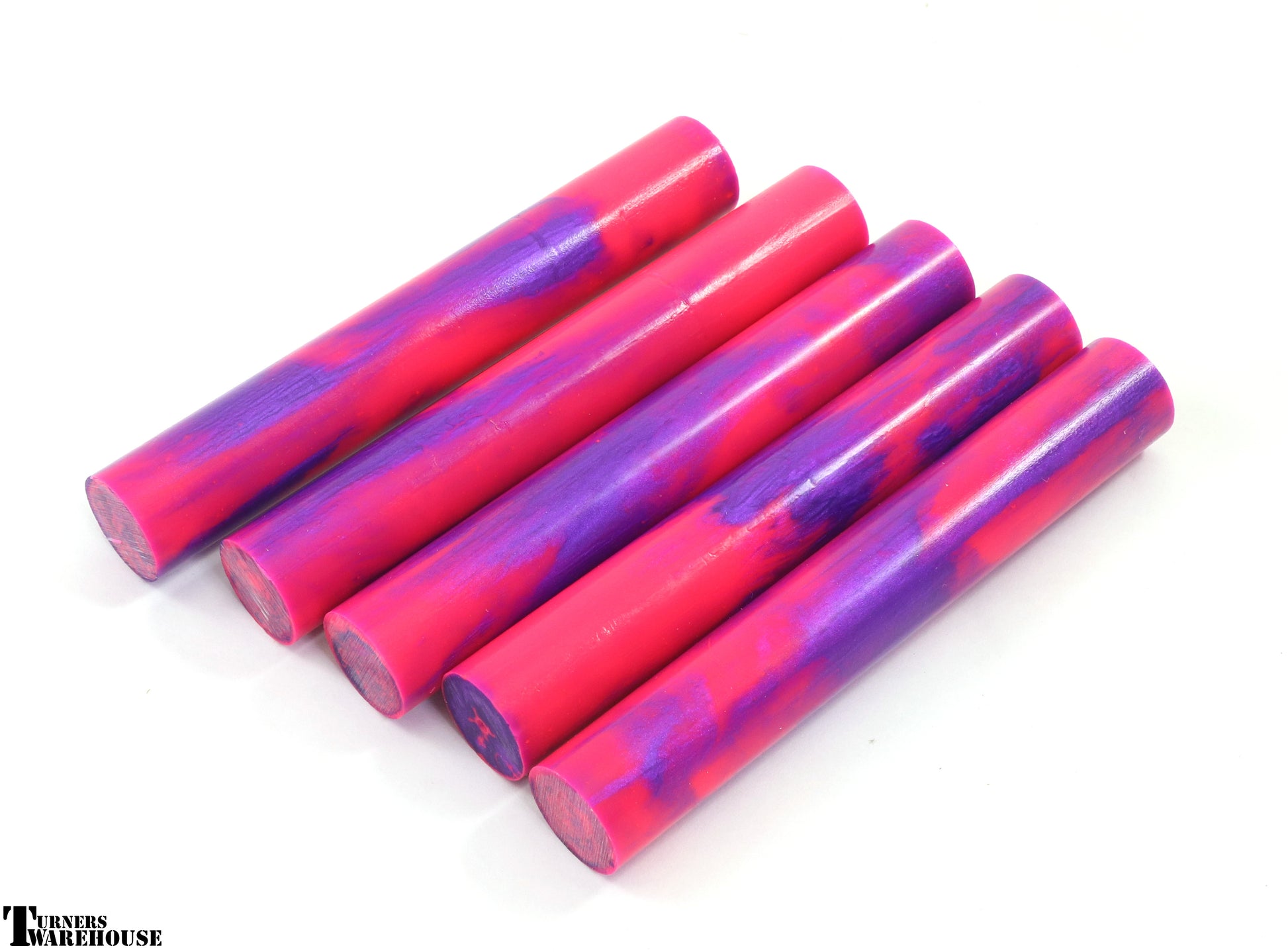 Top Choice Pen Blanks Cotton Candy Pink and purple