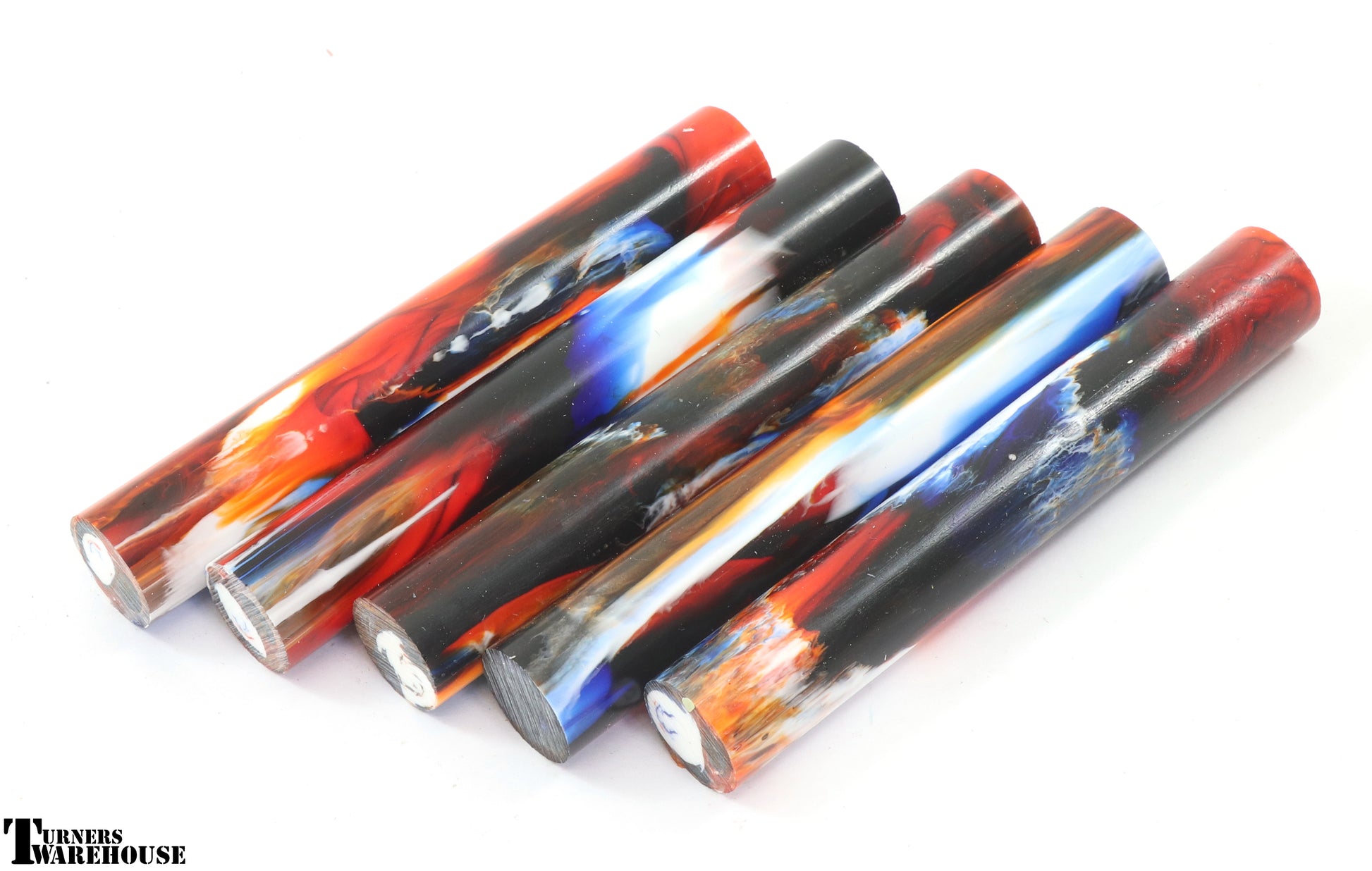 Top Choice Pen Blanks Hot Wheels Orange Blue