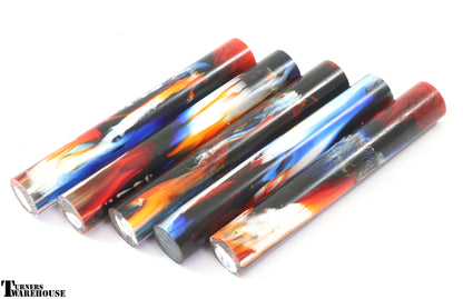 Top Choice Pen Blanks Hot Wheels Orange and blue