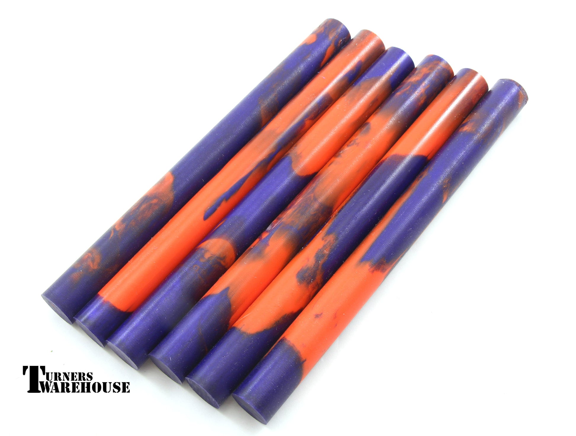 Top Choice Pen Blanks Purple and Orange