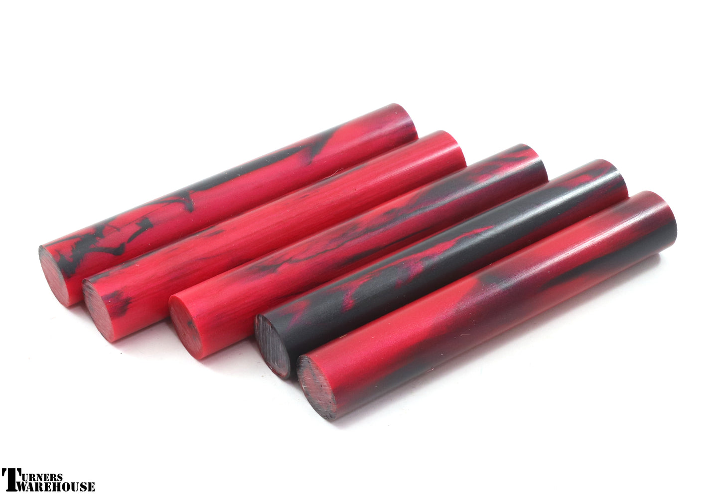 Top Choice Pen Blanks Red and Black Beta 