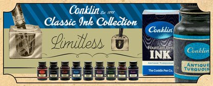 Bottled Fountain Pen Ink - Conklin Ink