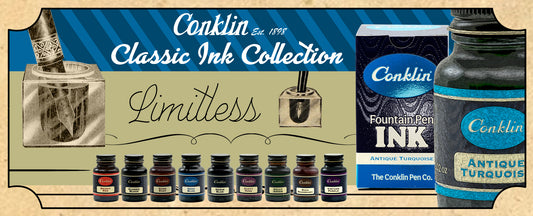 Bottled Fountain Pen Ink - Conklin Ink